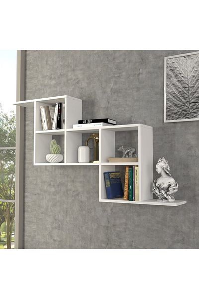 UnicUtil Wall Shelf, UnicUtil, 147 x 22 x 82 cm, White