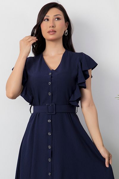 PULLIMM Rochie cu decolteu în V cu mărgele GRS3739
