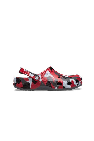 Crocs Grey Geo Camo Clog