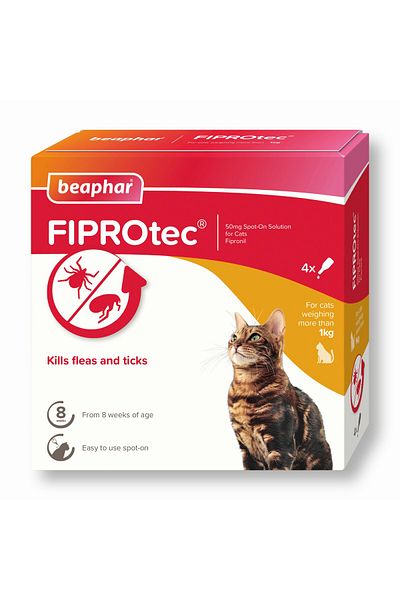 Beaphar Fiprotec for Cat - 4 Pipettes