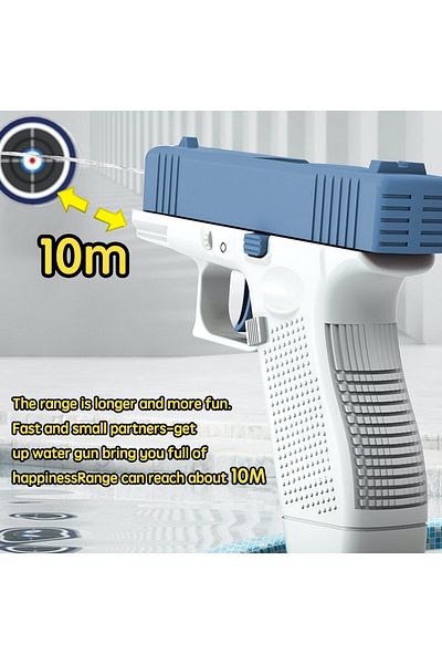 SprintMag Set de 2 Pistoale cu Apa Distanta de Tragere 10m Alb/Albastru