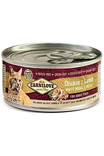 Carnilove Chicken & Lamb For Adult Cats (WET FOOD CANS) 100g Pack Of 6