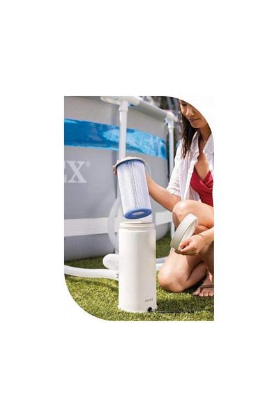 Intex Filter Pump 26604, Flow Rate 2006 L/h, With Hydro Aeration, For Pools Up To Ø366 Cm