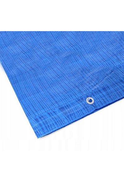 SERSIMO Laminated waterproof polyethylene tarpaulin, 3x4m, blue