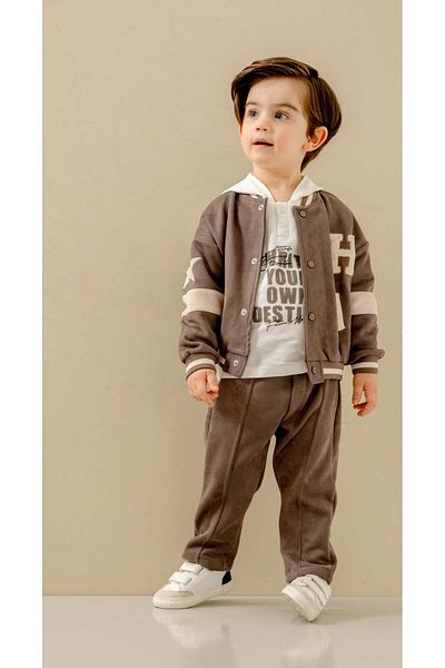 JNF kids Baby Boy & Child Star Printed Triple College Set