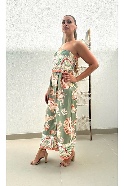 Alorabella Violet Floral Jumpsuit