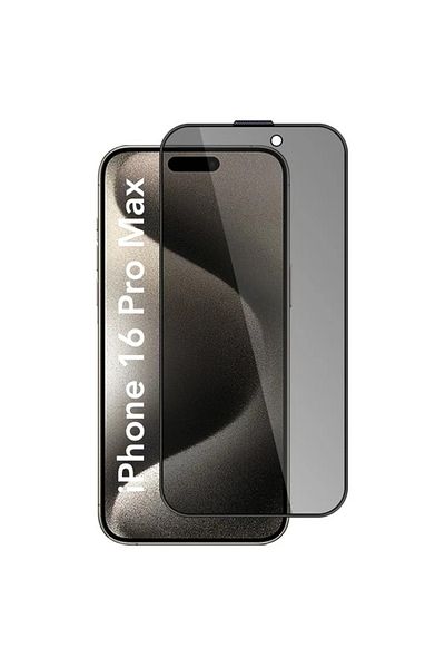 SKYDDAR INNOVATION Folie de protecție pentru iPhone 16 Pro Max, Anti-spy Ultra HD, Protecție 9H, 111D, Confidențialitate, set cu autocolant