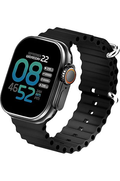 Faster Smart Watch Nerv Ultra - AMOLED Display 2.04" Always On - Fitness Tracker with Heart Rate Mon