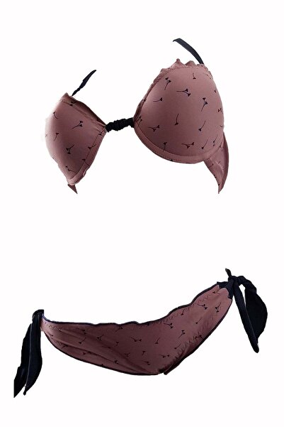 BLD by Exclusive Costum de baie dama doua piese, imprimeu floral,Madalina , B...