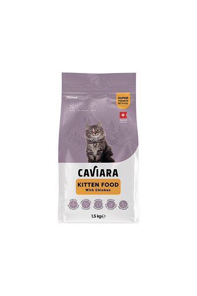 Caviara with Chicken Dry Kitten Food - 1.5 kg