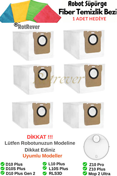 RotRever Sac de praf compatibil Xiaomi Mi Robot Vacuum Mop 2 Ultra STYTJ05ZHM...