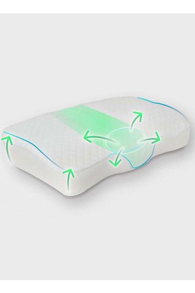Generic Memory Foam Pillow for Sleeping, Orthopedic Cervical Pillow for Neck Pain Relief, Medium Firmness, U