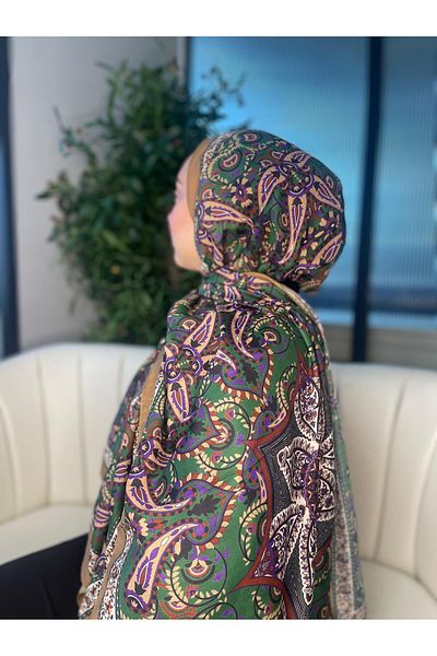 Oxygen Scarfs Etro Blind Patterned Cotton Soft Shawl - 377350