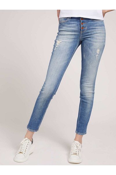 Guess Blugi de damă din denim - Model W1ya28d46ac