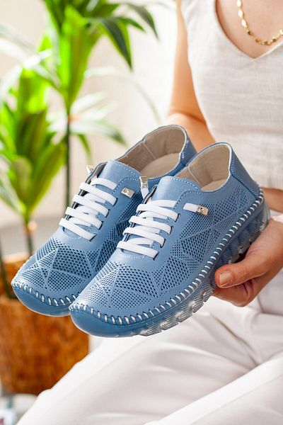 DERİMİSS Pantofi de damă din piele naturală Esktra confortabili
