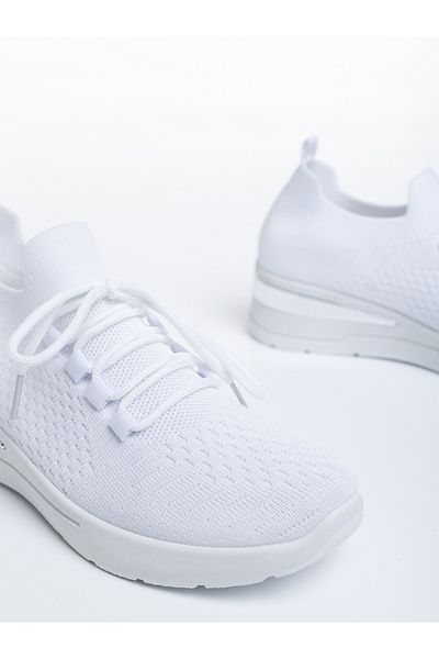 Kalapod Women's white textile sports shoes Davinia