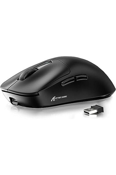 Attack Shark Gaming Mouse X3 Lightweight with PixArt PAW3395 Sensor Bluetooth 2.4G Wireless/Wired 26000 DPI with