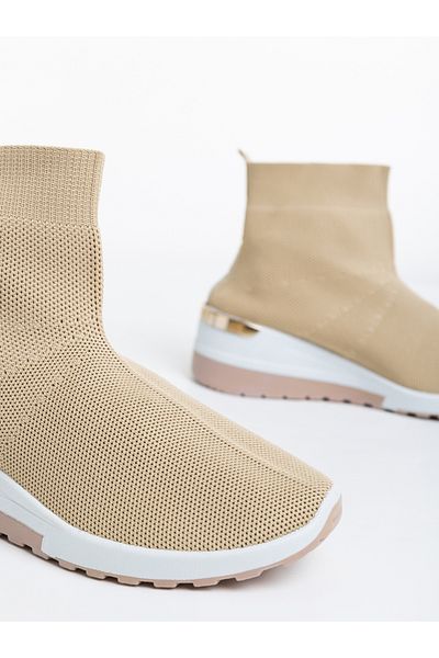 Kalapod Pantofi sport dama bej din material textil Maren