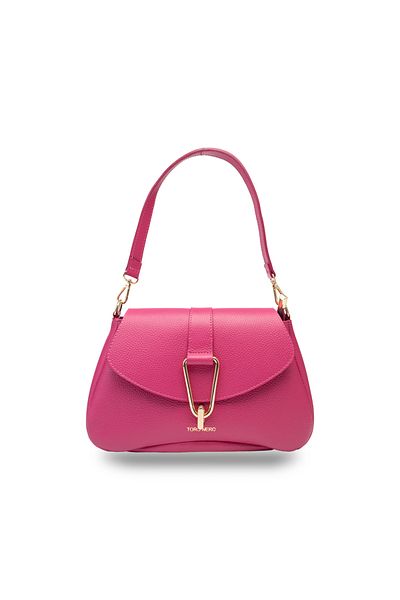 Toro Nero Women's Bag Made Of Fuchsia Leather Oana