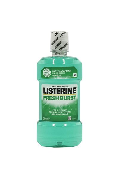 Listerine ΣΤΟΜΑΤΙΚΟ ΝΕΡΟ 500ML ΦΡΕΣΚΙΑ ΕΚΡΗΞΗ