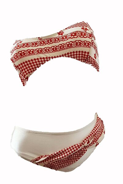 BLD by Exclusive Costum de baie dama doua piese,bustiera, imprimeu floral, AD...