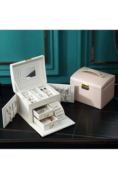 COOYA Women's Jewellery Box Large with 3 Levels ,for Girls, Jewellery Storage with Drawers