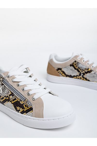 Kalapod Pantofi sport dama snake din piele ecologica si material textil Kevia