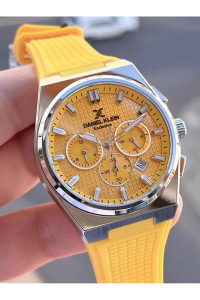 Daniel Klein Silicone Cord Internal Functions Active 2 Years Warranty Men's Watch Fg.Dk10676.7