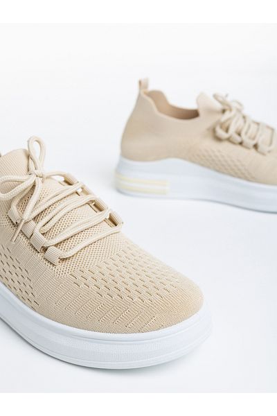Kalapod Pantofi sport dama bej din material textil Sumaya