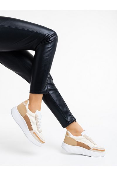 Kalapod Pantofi sport dama bej din material textil Jenessa