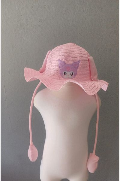 adenkids store Kromi Straw Hat with Ears