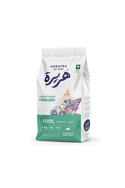 Horayra Natural Sterilized Dry Cat Food - 4 kg
