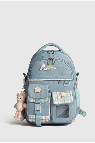 Fiyaka Rlx-1451-1452 Girl's First School Bag Backpack Turquoise