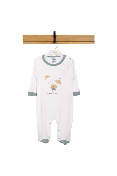Babies Basic 100% Cotton Printed Long Sleeves Jumpsuit/Romper/Sleepsuit for babies