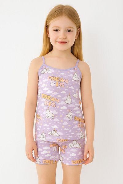CiciTime Çocuk Modası Girls and Boys 2-11 Years Old Cotton Anti-Sweat Undershirt Boxer Set