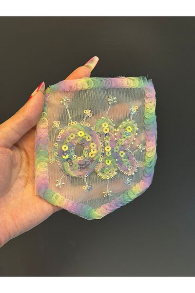 Gönülden Tasarım 14X12 CM Mărgele PUL PULĂ CĂRĂRIȚĂ SCRISĂ BURUȘĂ CĂRUȚĂ APLICĂȚIE