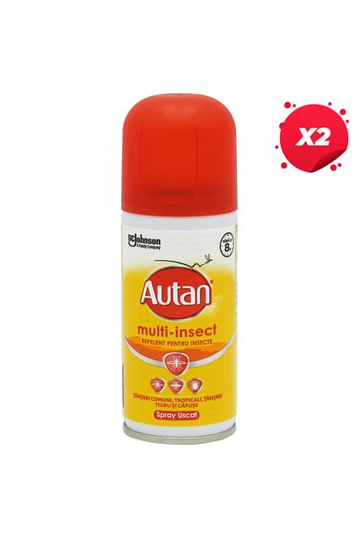 Autan X2 - AUTAN REPELENT MULTI INSECT SPRAY 100ML