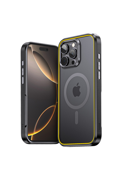 Aohi The Future Iphone 16 Pro Kılıfı, Magsafe Uyumlu Telefon Kılıfı, Siyah