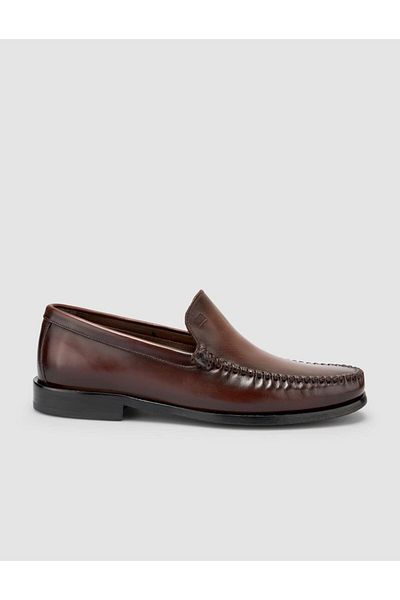Cabani 100% Genuine Leather Brown Men's Classic Shoes
