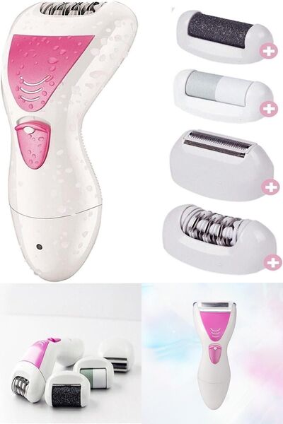Genel Markalar 50 Hz / 60 Hz "4’ü 1 Arada Epilasyon Cihazı: Kablosuz Tüy alma, tıraş ve ayak bakımı için etkili ve