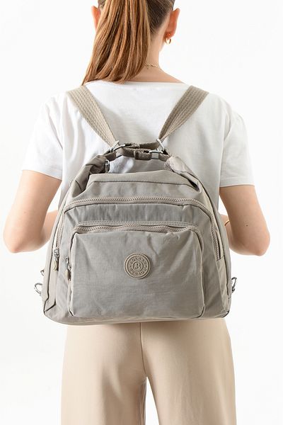 Just Polo Unisex Sleeve and Backpack Double Compartment Waterproof Quality Cotton Column
