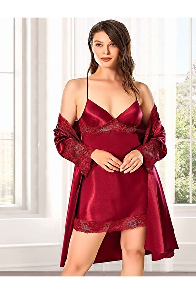 Bonnie Clyde Γυναικείο νυχτικό με κουτί προίκας Σετ με κουτί δαντέλα λεπτομέρ...