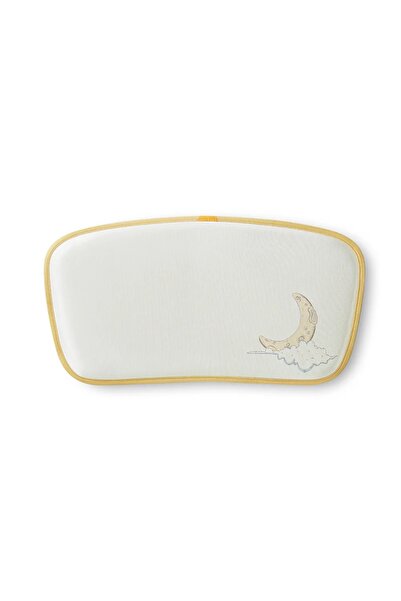 Baby Care Moon Yellow Cooling Silk Baby Pillow, 32X28 cm