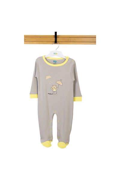 Babies Basic 100% Cotton Printed Long Sleeves Jumpsuit/Romper/Sleepsuit for babies