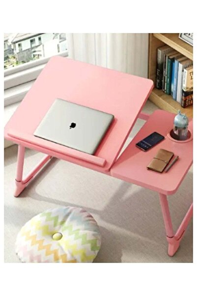 huitich مكتب كمبيوتر محمول متعدد الأغراض من الخشب قابل للتعديل للدراسة والقرا...