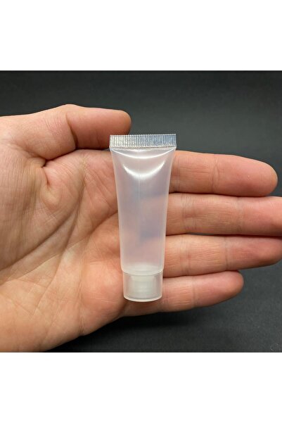 Genel Markalar Boş Tüp Seti 10ml, Merhem ve Lipgloss Tüpü 3'lü, Beyaz Renk