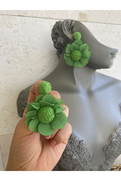 Lucios Wicker Tulle Earrings