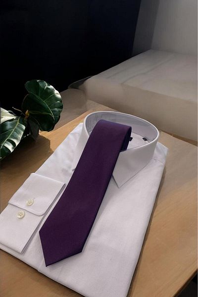 Sarar Plum Color Tie
