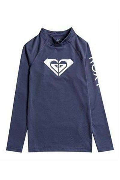 Roxy Wholehearted Uv Protection Long Sleeve Children's Swimsuit Ergwr03286-Navy