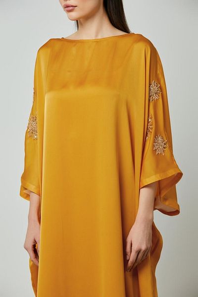 femi9 Wavy sleeves kaftan